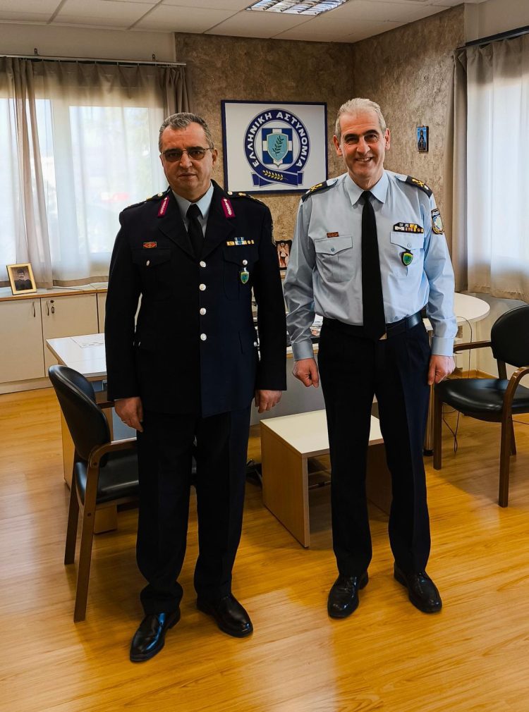 Εθιμοτυπική επίσκεψη του Διοικητή της Σχολής Αστυφυλάκων Ελληνικής Αστυνομίας στον Γενικό Περιφερειακό Αστυνομικό Διευθυντή Δυτικής Μακεδονίας.
