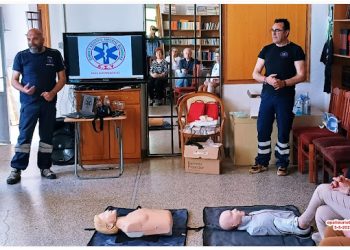 Σεμινάριο πρώτων βοηθειών και Κάρπα από διασώστες του ΕΚΑΒ Γρεβενών στην Παλιουριά