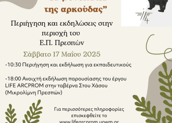 “Τα μονοπάτια της αρκούδας” – Περιήγηση και εκδηλώσεις στην περιοχή του Εθνικού Πάρκου Πρεσπών το Σάββατο 17 Μαΐου 2025