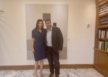 Επίσκεψη στην Υπουργό Παιδείας, Θρησκευμάτων και Αθλητισμού
