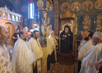“Μέγας Πανηγυρικός Εσπερινός” εορτής της Αγίας Παρασκευής στα Γρεβενά.