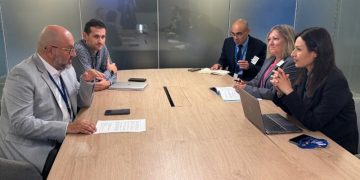 Ελλάδα και Κύπρος ενώνουν δυνάμεις για τον πρωτογενή τομέα – Συνάντηση Σάκη Αρναούτογλου με την Κύπρια Υπουργό Γεωργίας Μαρία Παναγιώτου.