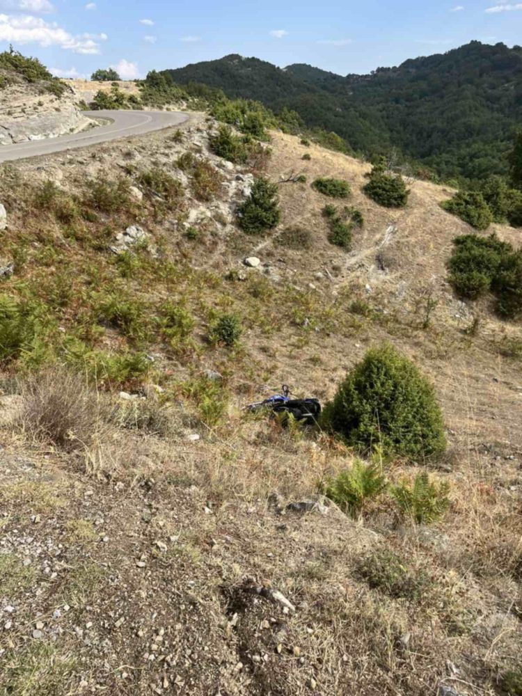 Γρεβενά : Τροχαίο με μοτοσικλέτα στην επαρχιακή οδό Καλλονής – Δοτσικού