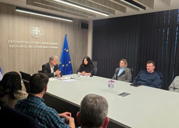 Περιφέρεια Δυτικής Μακεδονίας: Με τους εκπροσώπους των συλλόγων Βόλεϊ και Χάντμπολ ο Περιφερειάρχης Γιώργος Αμανατίδης