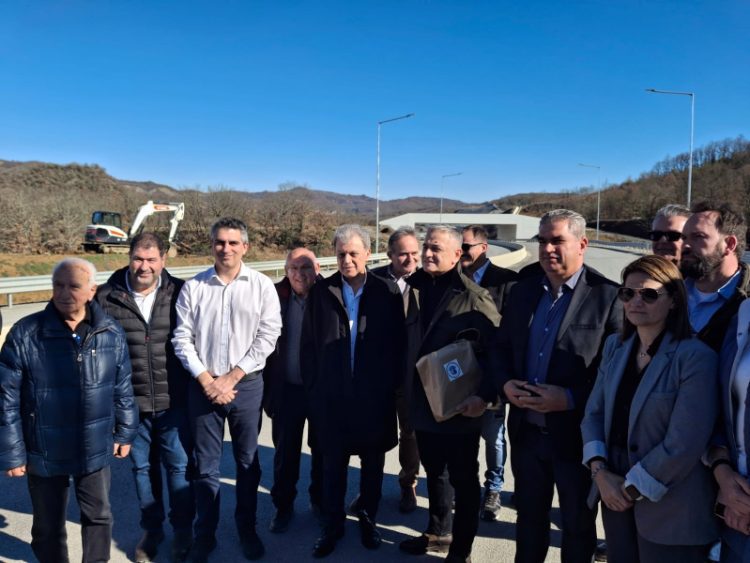 Επίσκεψη του υπουργού Μεταφορών Χρίστου Δήμα, στο Βόρειο Τμήμα του Ε65