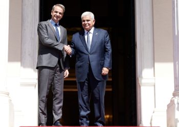 Συνάντηση του Πρωθυπουργού Κυριάκου Μητσοτάκη με τον Πρόεδρο του Παναμά José Raúl Mulino