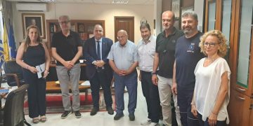 Σύσκεψη εργασίας για τη μετεγκατάσταση του ΕΚΑΒ Γρεβενών στο νέο κτίριο.