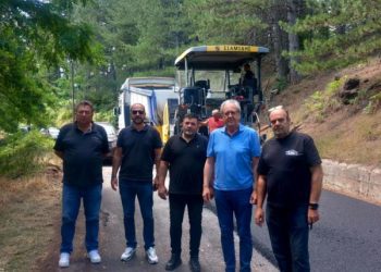 Ολοκληρώνεται η ασφαλτόστρωση της οδού Περιβόλι – Αβδέλλα