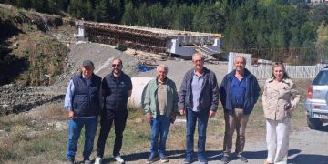 Αυτοψία του Αντιπεριφερειάρχη Π.Ε. Γρεβενών Ιωάννη Παναγιωτίδη στο τμήμα Αγία Παρασκευή – Βασιλίτσα