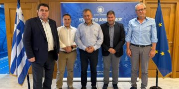 Εθιμοτυπικές συναντήσεις με την πολιτική ηγεσία των Υπουργείων Παιδείας και Αθλητισμού.