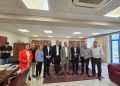 Σύσκεψη του Περιφερειάρχη Γιώργου Αμανατίδη με τον Αναπληρωτή Υπουργό Υποδομών και Μεταφορών Γιώργο Κώτσηρα και φορείς του μεταφορικού κλάδου