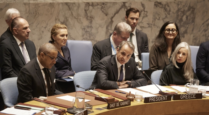 Εθνική παρέμβαση του Πρωθυπουργού Κυριάκου Μητσοτάκη στο πλαίσιο ανοιχτής συζήτησης υψηλού επιπέδου της ελληνικής Προεδρίας του Συμβουλίου Ασφαλείας του ΟΗΕ