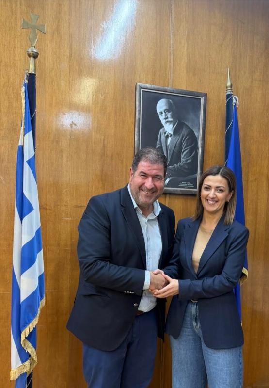 Συνάντηση εργασίας του Βουλευτή Π.Ε. Γρεβενών Θανάση Σταυρόπουλου με την Αναπληρώτρια Υπουργό Υγείας Ειρήνη Αγαπηδάκη
