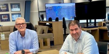 Συνάντηση του Βουλευτή Π.Ε. Γρεβενών Θανάση Σταυρόπουλου με τον Υπουργό Κλιματικής Κρίσης και Πολιτικής Προστασίας Ευάγγελο Τουρνά